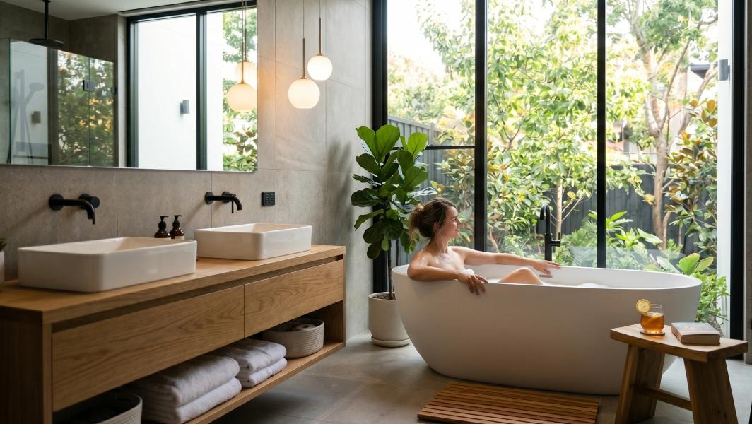 Дизайн ванной комнаты в современном стиле: гид по планировке и материалам