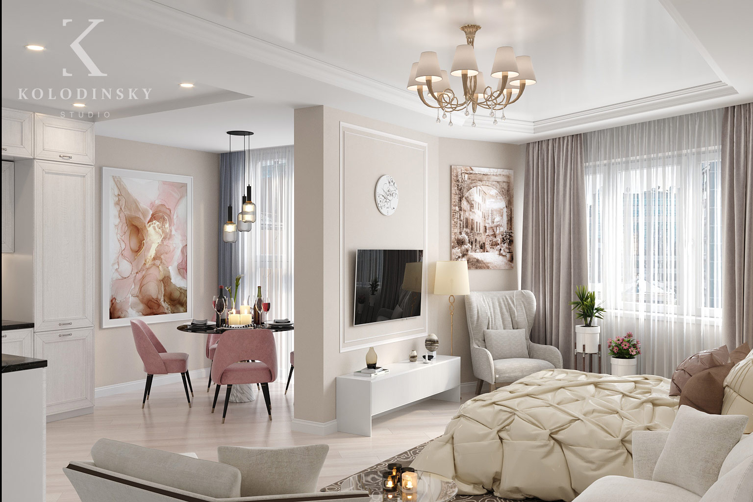 Ремонт одномонатной квартиры в ЖК 