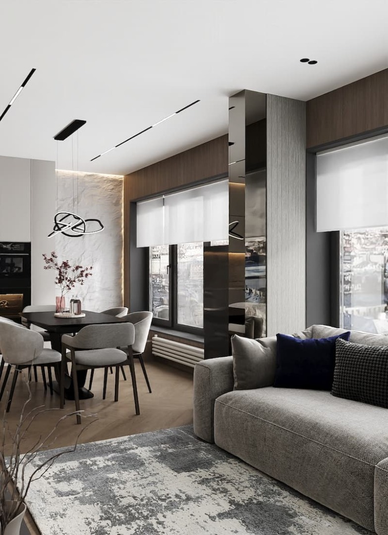 Ремонт четырехкомнатной квартиры в ЖК 