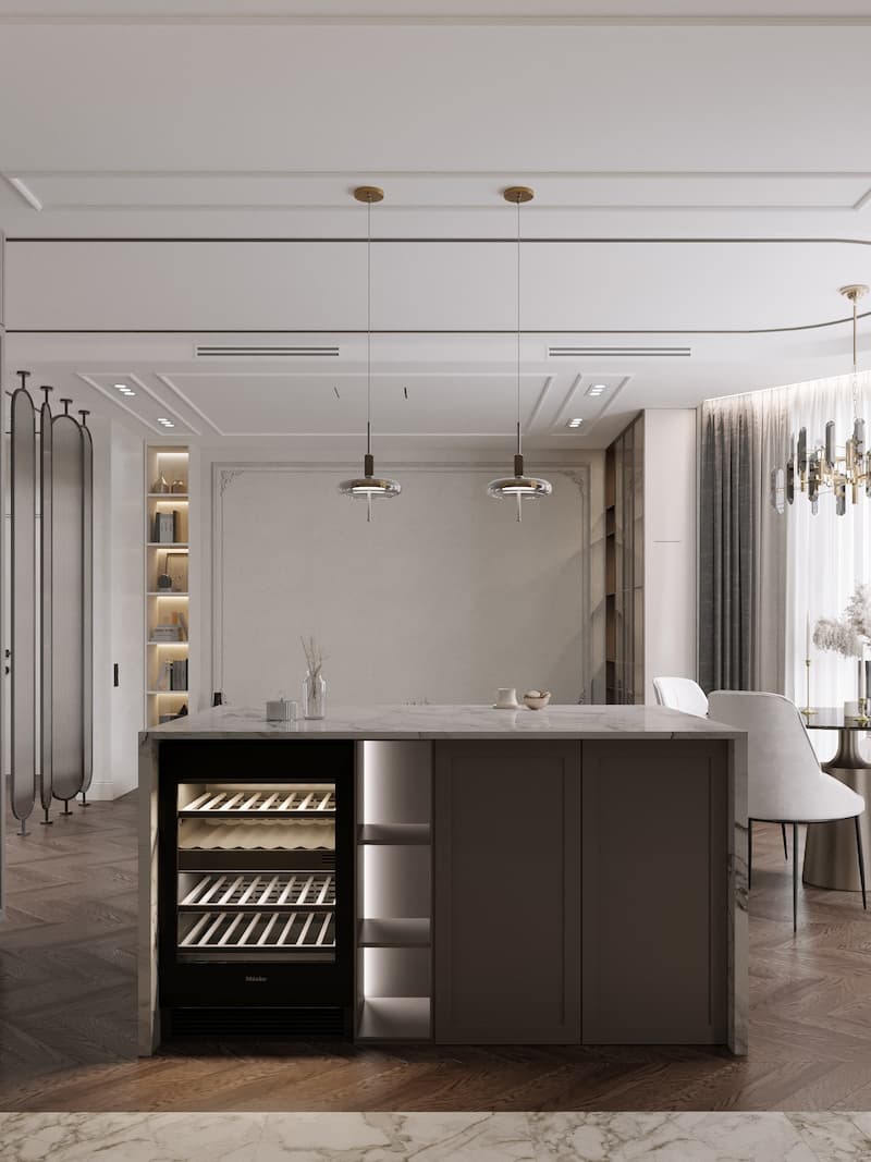 Ремонт трехкомнатных квартиры в ЖК 